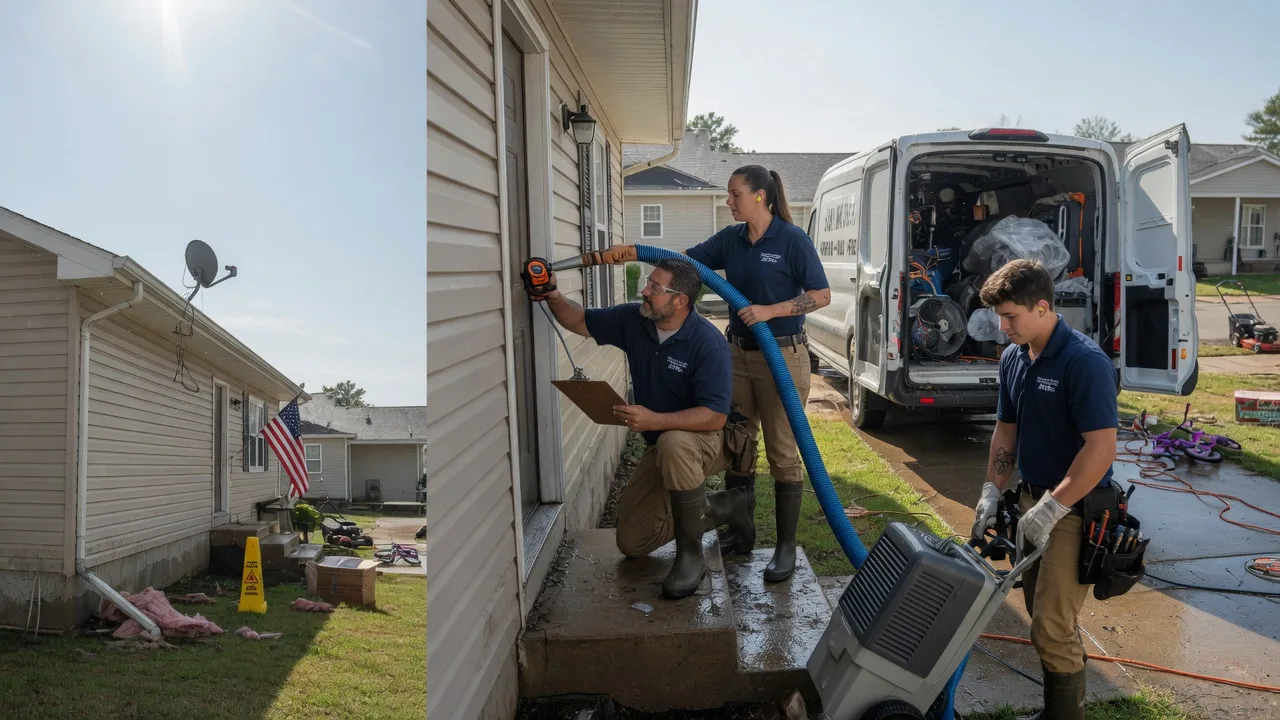 Ceiling Water Damage Restoration in Tipton, PA near me